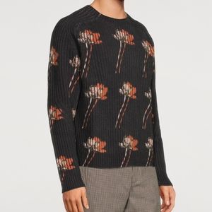 PAUL SMITH Repeated Floral Print Crewneck Sweater